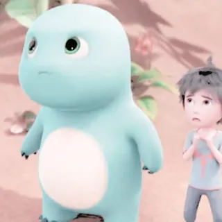 🦕 c41748b9 dinossauro, desenho animado, fofo, animado, crianças, amizade telegram sticker