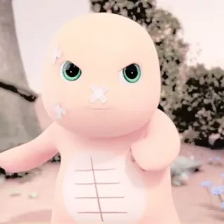 🦕 e953ef01 Desenho animado, Personagem, Bandagem, Fofo, Monstro telegram sticker