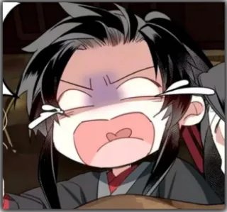 😫 2995ff11 anime, cartoon, crying, emotional, character, sticker whatsapp sticker