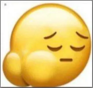 😔 2f469bd6 emoji, sad, upset, expression, face, yellow whatsapp sticker