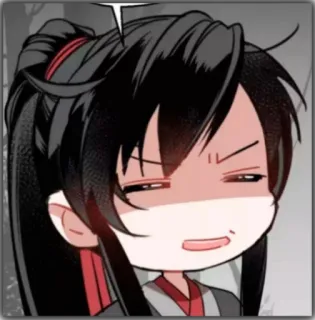 🤨 3fb70ea6 anime, cartoon, manga, emotion, face, expression, chibi whatsapp sticker