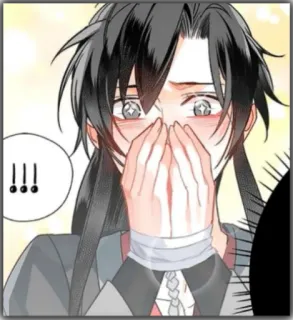 🥺 50026757 !!! anime, manga, surprised, cartoon, shocked, youth whatsapp sticker