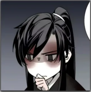 🧐 9639af45 anime, manga, cartoon, face, emotion, expression whatsapp sticker