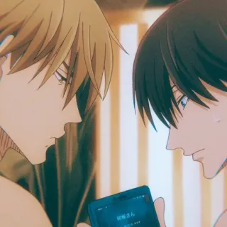 📱 1850f864 ゆたかさん Anime, Romantis, Karakter, Telepon, LGBTQ whatsapp sticker