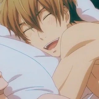 😪 557d3aa7 Anime, Anak laki-laki, Cinta, Romantis whatsapp sticker