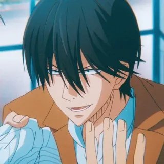 👹 65488b2b Anime, Pria, Karakter, Ilustrasi whatsapp sticker