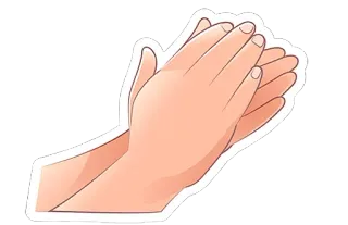 👏 363211c3 Aplausos, Manos, Aplauso, Gesto, Celebración telegram sticker