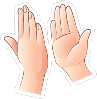 🙌 b4ba9b45 manos, gesto, palmas telegram sticker