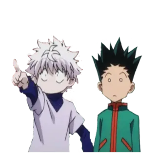 😯 e45eda92 Killua Zoldyck Anime, Gon, Killua, Hunter x Hunter, Naklejka telegram sticker