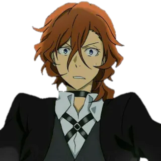 Чуя Накахара🖤 whatsapp stickers