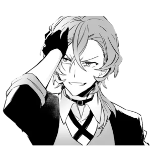 😁 899bbc93 Chuuya Nakahara Bungo Stray Dogs Anime, Manga, Charakter, Bungo Stray Dogs telegram sticker