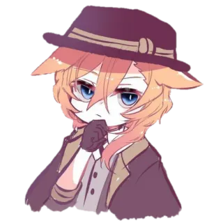 🤔 c81016ee Anime, Chibi, Cartoon, Figur, Süß, Zeichnung telegram sticker