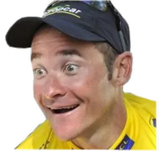 😅 2a98601f 자전거 타는 사람, 스포츠, 운동선수, 인물 사진, 남성, 표정 telegram sticker