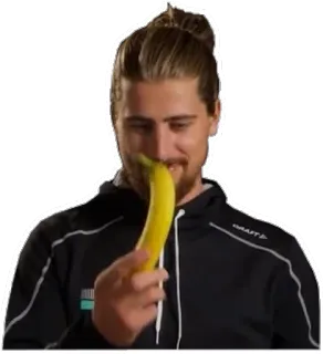 🍌 5ce18e16 남자, 바나나, 음식, 과일, 사람 telegram sticker