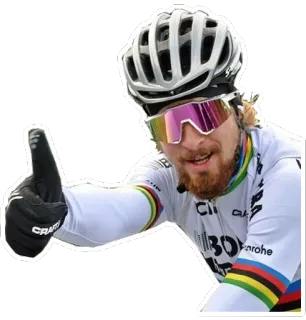 👍 fad202cc 자전거 타는 사람, 운동선수, 엄지척, 자전거 타기, 스포츠 telegram sticker