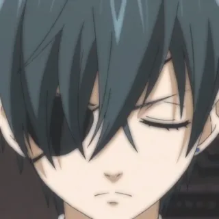 🗝 29798cfd Ciel Phantomhive Black Butler Anime, Manga, Ciel Phantomhive, Black Butler, Postać, Fanart telegram sticker