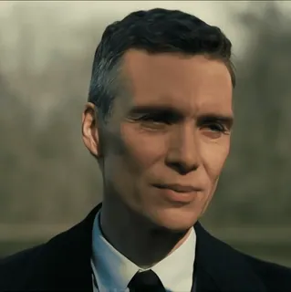 🎬 6f8cce3e J. Robert Oppenheimer Oppenheimer Cillian Murphy, Oppenheimer, Retrato, Cientista, Figura histórica, Homem, Nuclear, Biografia whatsapp sticker