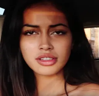 🌮 4d83b118 ritratto, donna, viso, ragazza, persona, bruna telegram sticker