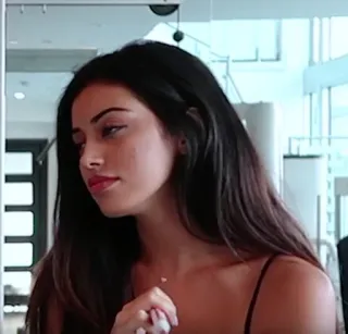 🌮 d3190028 donna, bruna, ritratto, bellezza, persona telegram sticker