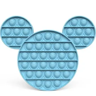 🤩 7f74bdeb Mickey Mouse Pop It, Fidget toy, Alívio do estresse, Brinquedo sensorial, Mickey Mouse, Rato, Azul whatsapp sticker