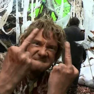 🖕 e24d83e7 dedo do meio, gesto ofensivo, rude, insultante, agressão telegram sticker