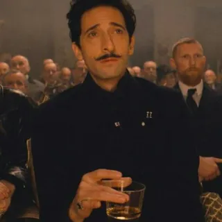 😩 ead5a691 homem, ator, bigode, terno, óculos telegram sticker