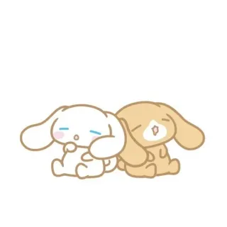 🌟 9597bc85 Cinnamoroll Cinnamoroll, Sanrio, fofo, coelho, kawaii, dormindo telegram sticker