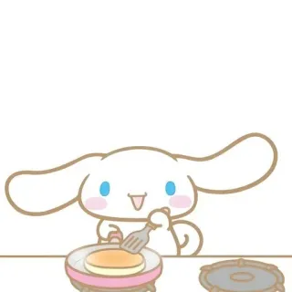 🌟 f84aec9c Cinnamoroll cinnamoroll, sanrio, fofo, kawaii, panquecas, cozinhar telegram sticker