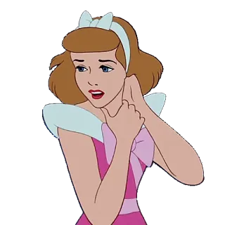 😣 4a103fb8 Cinderella Kartun, Putri, Disney, Cinderella whatsapp sticker
