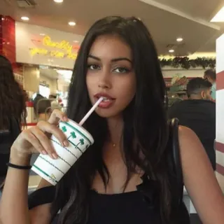 🍥 94c5655b Quality your crave ผู้หญิง, เครื่องดื่ม, ผู้หญิง, เครื่องดื่ม telegram sticker