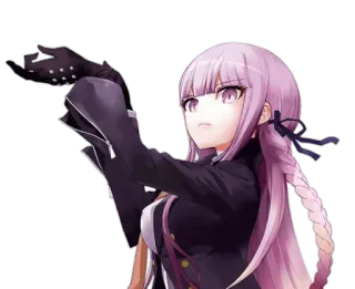 🥊 a084f330 Kyoko Kirigiri Danganronpa anime, danganronpa, kyoko kirigiri, character, cute telegram sticker