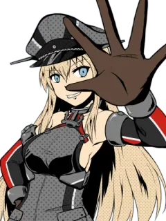 🖐 fb93d112 anime, military uniform, woman, cartoon, officer telegram sticker