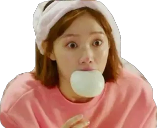 😳 01485ec2 女性, ガム, 表情, びっくり, かわいい, 韓国, 女優 telegram sticker