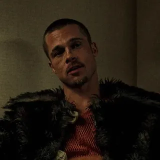 👊 5c4c5389 Tyler Durden Fight Club brad pitt, fight club, tyler durden, movie telegram sticker