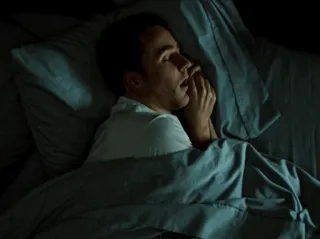 👊 d9148e3f man, sleeping, bed, night telegram sticker