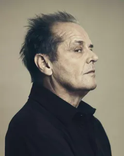 😏 a8a94f3d Jack Nicholson актер, портрет, знаменитость, мужчина, профиль telegram sticker