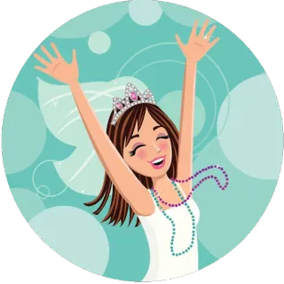 🤗 e6e96e19 noiva, casamento, celebração, festa, feliz, mulher, tiara telegram sticker