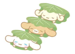 😴 f4c23a16 Cinnamoroll 시나모롤, 산리오, 귀여운, 카와이, 강아지, 졸린 telegram sticker