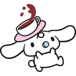 🤣 a5bac759 Cinnamoroll かわいい, 犬, サンリオ, シナモロール, カワイイ, キャラクター telegram sticker
