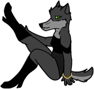 👢 e846f6cf furry, antropomorfo, lobo, dibujos animados, animal, personaje whatsapp sticker