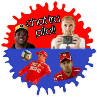 chat tra piloti telegram stickers