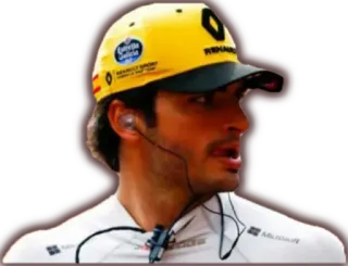 🤓 c785b6fb Carlos Sainz, Formule 1, Renault, racen, coureur whatsapp sticker