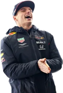 😂 feb38058 Max Verstappen coureur, racen, formule 1, motorsport, red bull whatsapp sticker