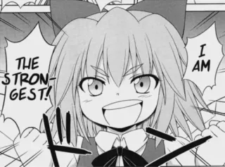 Cirno⑨ telegram stickers