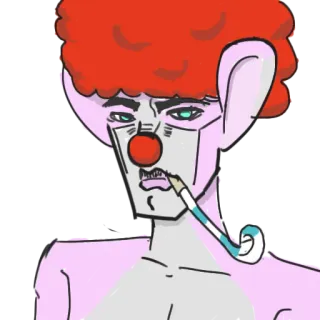 🤡 927cef4d badut, pesta, perayaan, merah, hidung whatsapp sticker