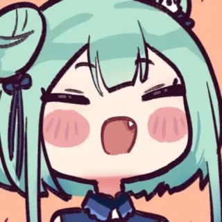 😫 caca23b4 Anime, Lucu, Kawaii, Kartun, Gadis telegram sticker