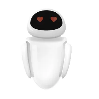😍 9c73bb92 Eve Wall-E robot, cartoon, eve, wall-e, cute, hearts, animated telegram sticker