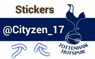 ⚫️ decd7bb0 Stickers
@Cityzen_17 nhãn dán, bóng đá, thể thao, tottenham hotspur telegram sticker