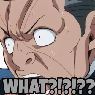 😱 db2ebb02 WHAT?!?!?!? в шоке, аниме, вопрос, замешательство, удивление, обеспокоен telegram sticker