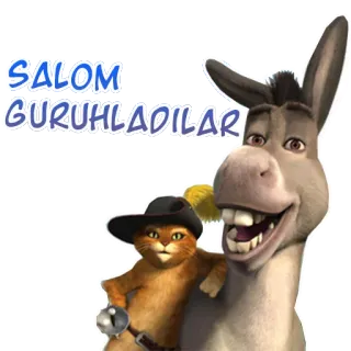 Ciuchino (in Shrek) Uz Pack telegram stickers